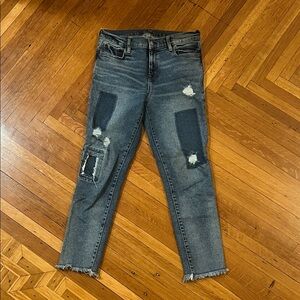 Gap Patchwork Skinny Jeans